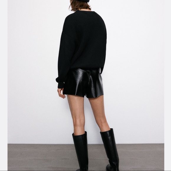 Vinyl Effect Skort - Picture 3 of 6